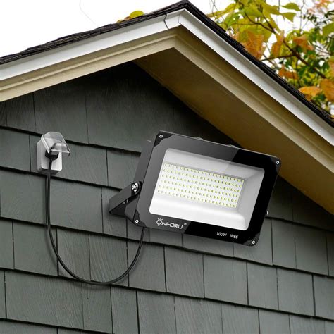 led flood light with junction box|install outdoor flood light fixture.